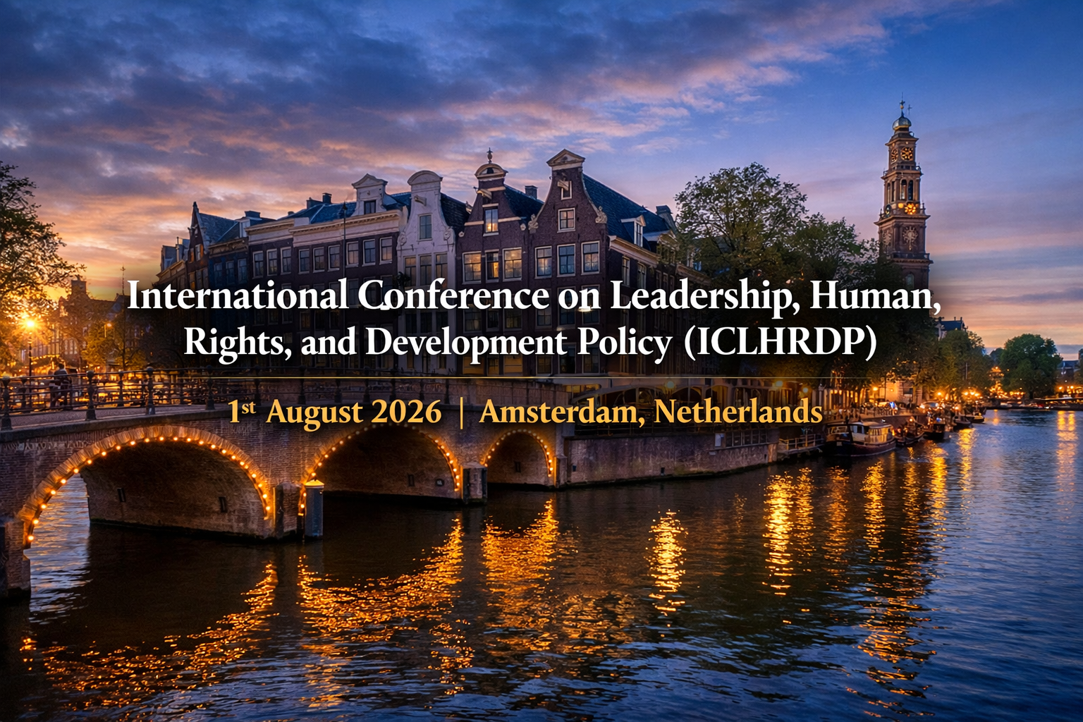 Internationale Conferentie over Leiderschap, Mensenrechten en Ontwikkelingsbeleid (ICLHRDP)