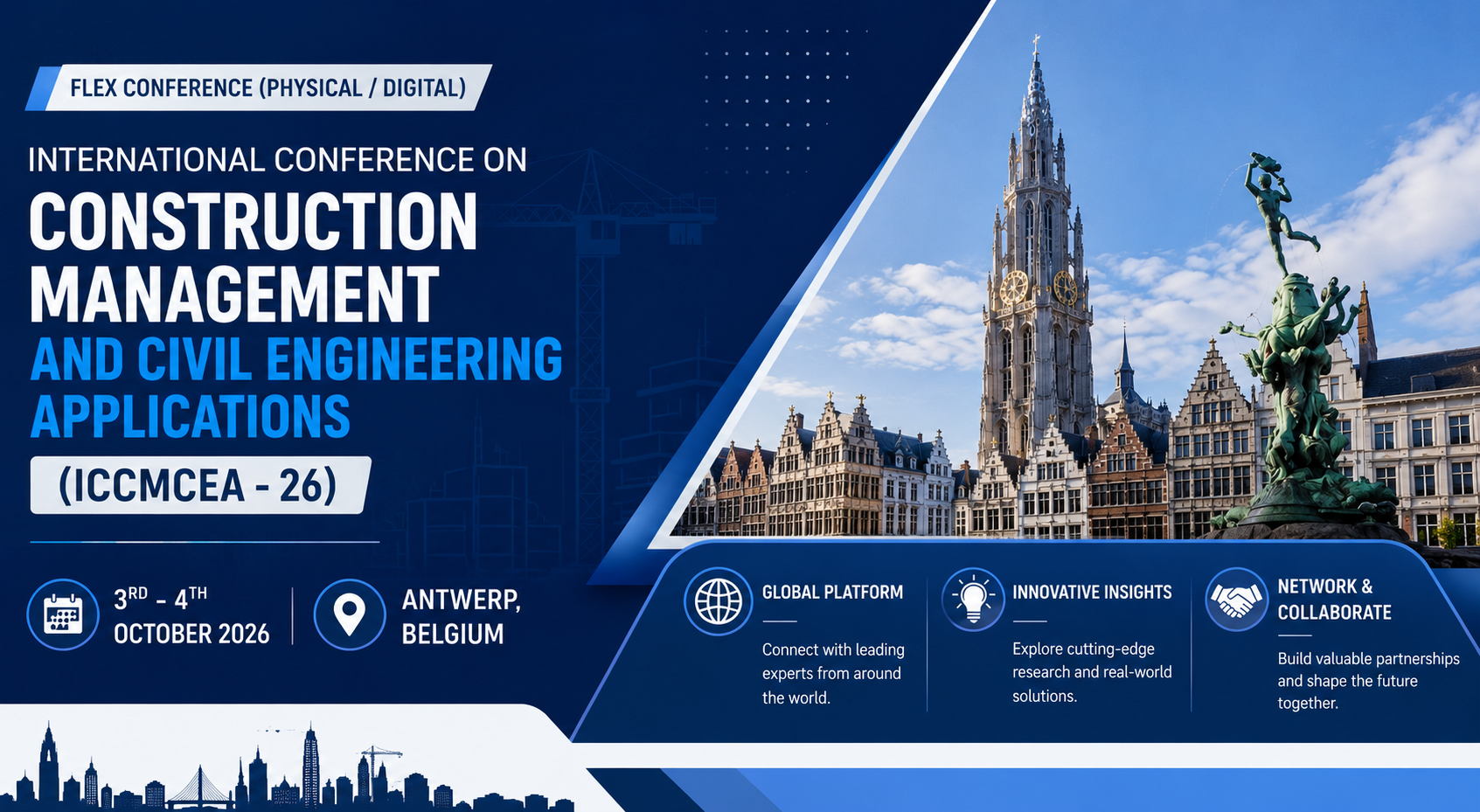 Internationale Conferentie over Bouwmanagement en Toepassingen van Civiele Techniek (ICCMCEA-26)